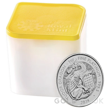 2024 Tudor Dragon - Tudor Beasts 1oz Platinum Coin