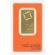 1oz Valcambi Gold Bar