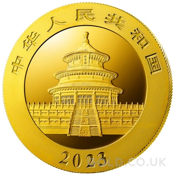 2023 1g Chinese Panda Gold Coin