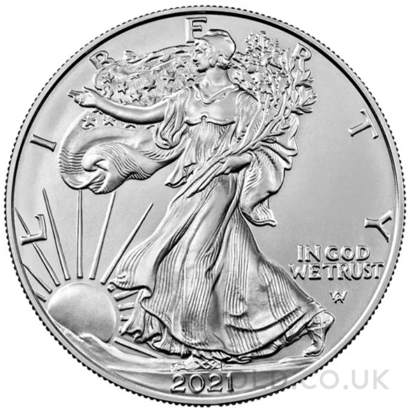 2021 American Silver Eagle Coin 1oz Type II