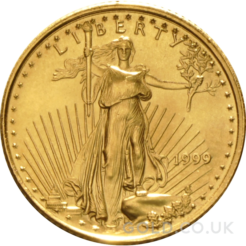 1999 1/10oz American Eagle Gold Coin