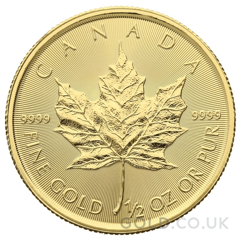 2020 1/2oz Canadian Maple Leaf Gold Coin