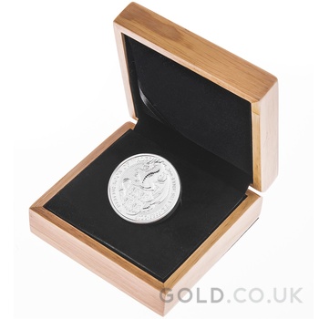 Oak Coin Gift Box suitable for 2oz Silver Beast