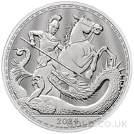 St George & the Dragon One Kilo Silver Coin (2024)