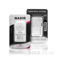 50g Nadir Silver Bar