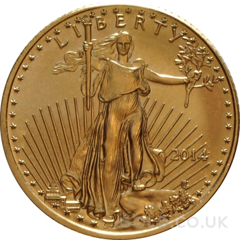 2014 1/10oz American Eagle Gold Coin