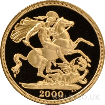 2000 Proof £2 Coin Gold Double Sovereign
