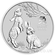 Silver Perth Mint Year of the Rabbit 1/2oz (2023)