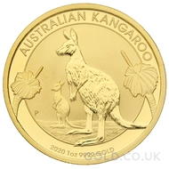 2020 Gold Kangaroo Coin 1oz