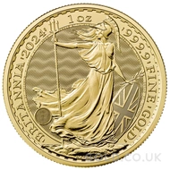 Gold Britannia One Ounce Coin (2024)