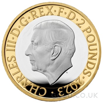 2023 £2 Proof 100th Anniversary of the Flying Scotsman Silver Coin Colour Boxed