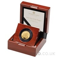 Royal Mint Year of the Dragon 1/4oz Proof Gold Coin Boxed (2024)