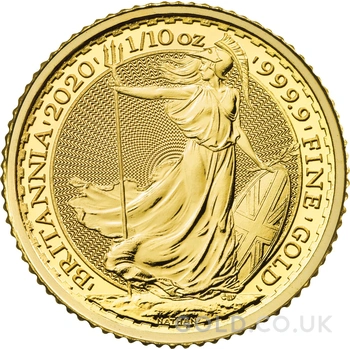 2020 1/10oz Gold Britannia Coin