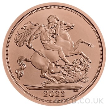 2023 Coronation Struck on the Day Gold Sovereign Boxed