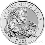 2021 Royal Mint Valiant 1oz Silver Coin