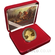 Gold Proof Five Pound Horatio Nelson Coin Boxed (2005)