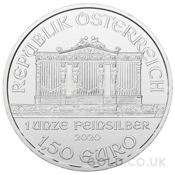 2020 Austrian Philharmonic Silver Coin 1oz