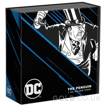 2023 The Penguin DC Villains 1oz Proof Silver Coin Boxed