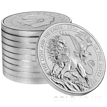 2026 The Lion and The Eagle 1oz Silver Coin