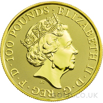 2019 1oz Falcon of the Plantagenets Gold Coin Queen's Beasts