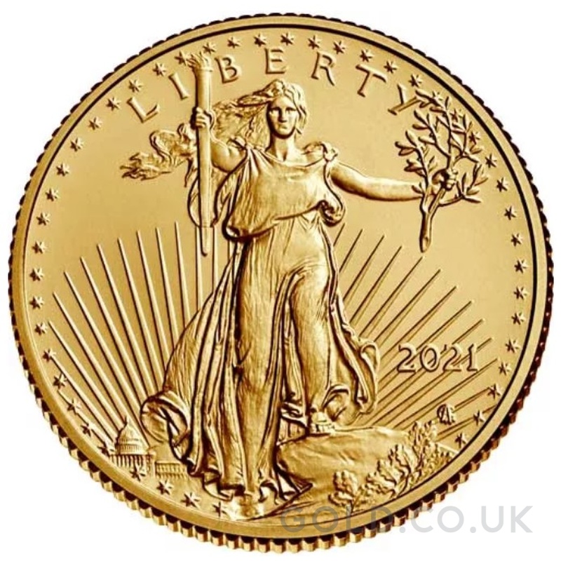 2021 1/4oz American Eagle Gold Coin Type II