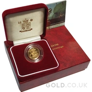 2007 Gold Proof Half Sovereign Boxed
