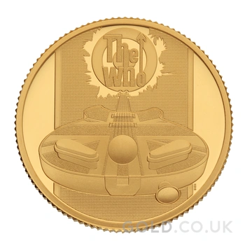 2021 Proof 1/4oz The Who Gold Coin Music Legends Boxed