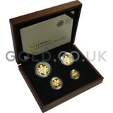 Proof Gold Britannia 4-Coin Box Set (2011)