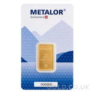 10g Metalor Gold Bar