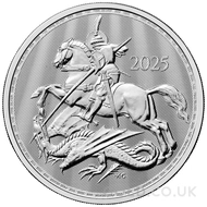 St George & the Dragon One Ounce Silver Coin (2025)