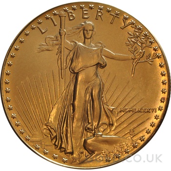 1986 American Eagle Gold Coin 1oz MCMLXXXVI