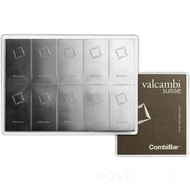 Valcambi 10 x 10g Silver CombiBar