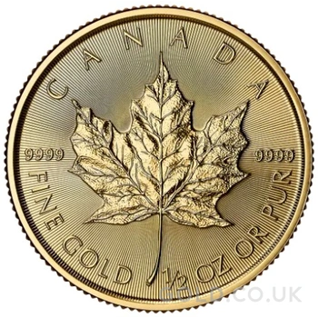 2025 1/2oz Canadian Maple Leaf Gold Coin