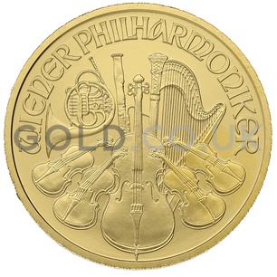 Gold Philharmonic Half Ounce Coin (2019)