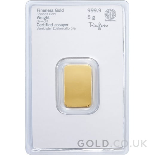5g Gold Bar Heraeus