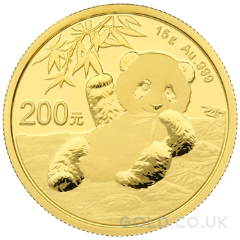 2020 15g Chinese Panda Gold Coin