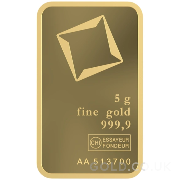 5g Gold Bar Valcambi