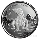 2022 Komodo Dragon 1 Ounce Silver Coin