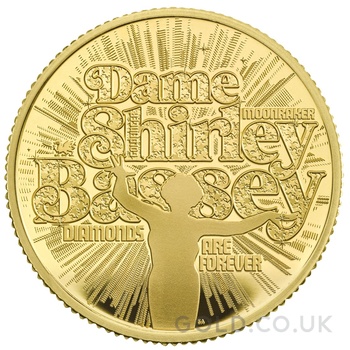 2023 Proof 1/4oz Shirley Bassey Gold Coin Music Legends Boxed