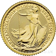 2019 1/10oz Gold Britannia Coin