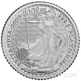 Tenth Ounce Platinum Britannia Coin (2023)