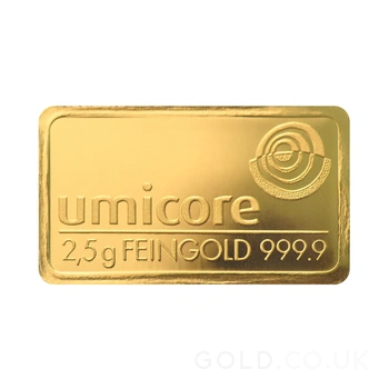 2.5g Gold Bars Best Value (Pre Owned)