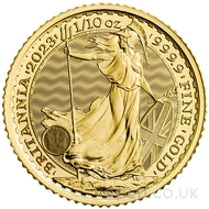 2023 1/10oz Gold Britannia Coin King Charles III