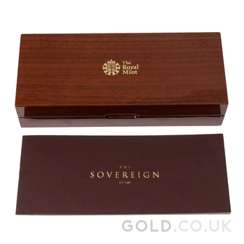 2019 Proof Gold Sovereign 5 Coin Set Fifth Head Boxed