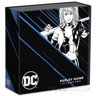 2024 Proof Harley Quinn Silver Coin 1oz Boxed