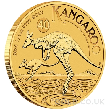 2026 1/4oz Australian Kangaroo Gold Nugget Coin
