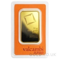 50g Valcambi Gold Bar