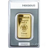 1oz Heraeus Gold Bar