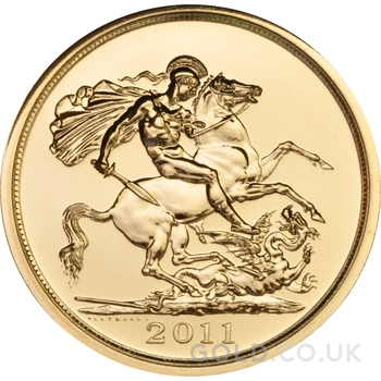 2011 Gold £5 Coin Brilliant Uncirculated Boxed