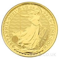 2021 1/2oz Gold Britannia Coin